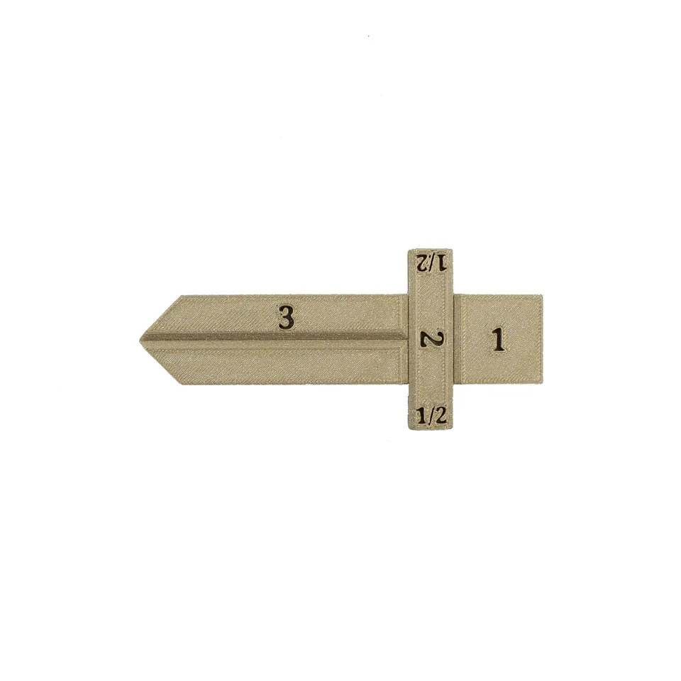 All Rolled Up Combat Gauge měřidlo sparkling gold