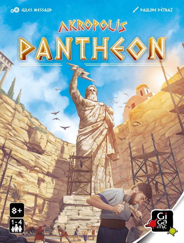Akropolis Pantheon kooperativní rozšíření deskové hry