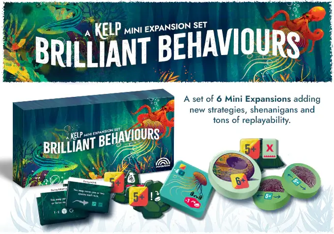 Kelp Brilliant Behaviours rozšíření deskové hry 6v1