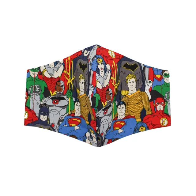 All Rolled Up Heroes of Justice rouška bavlněná