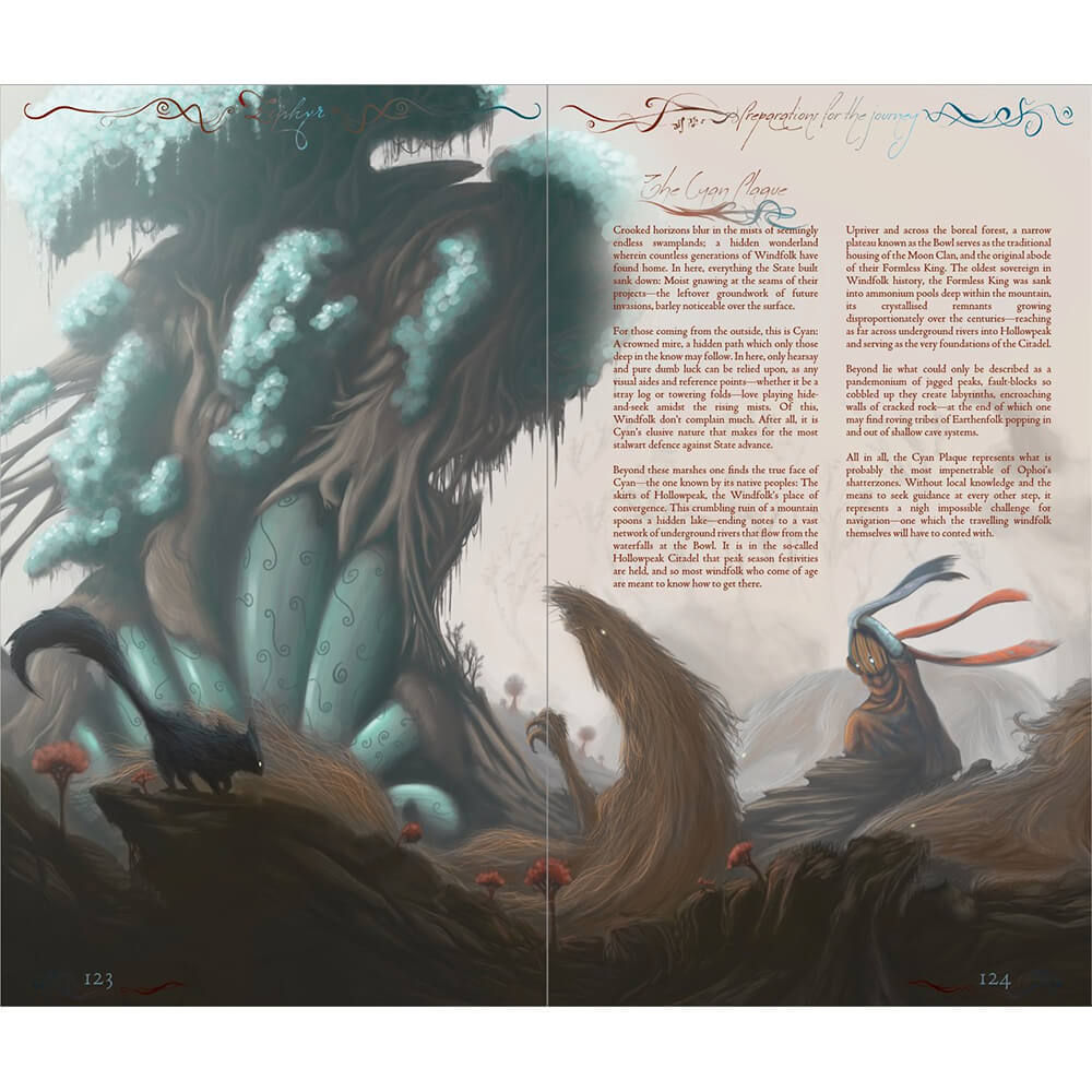 Zephyr Windfolk RPG hra box set Ophoi