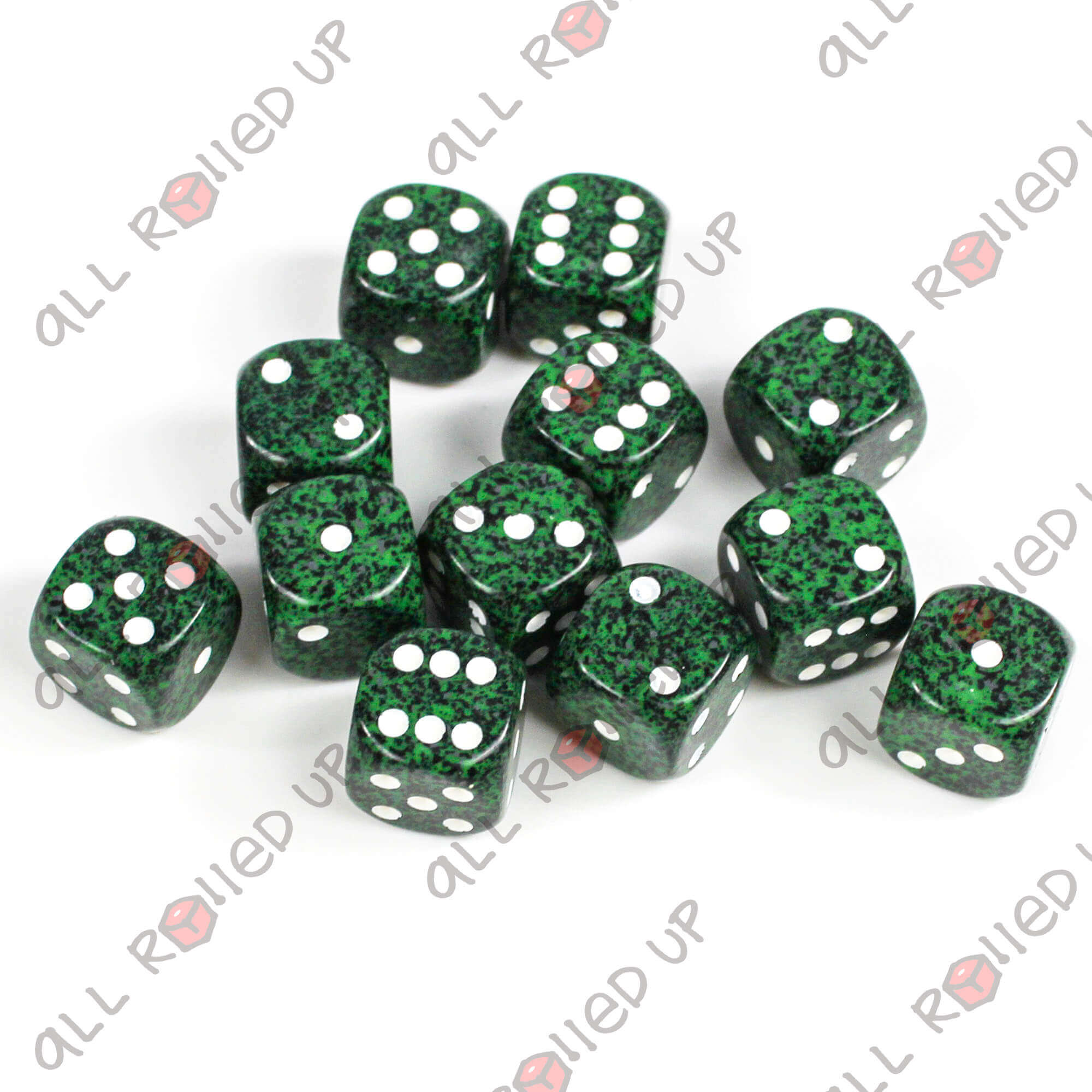 Chessex Speckled Recon sada kostek D6 12 ks 16mm