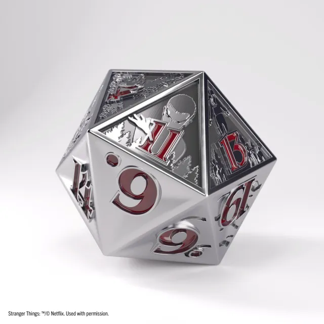 Gamegenic Hellfire Club Metal D20 kostka 27 mm kovová