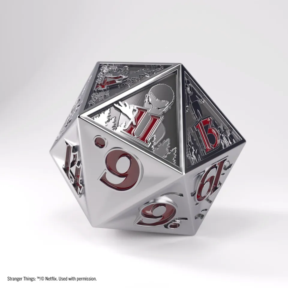 Gamegenic Hellfire Club Metal D20 kostka 27 mm kovová