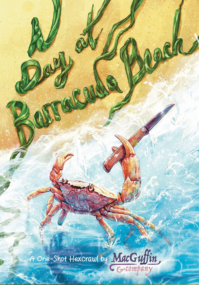 Barracuda Beach A Day at Barracuda Beach RPG zine 16 stran