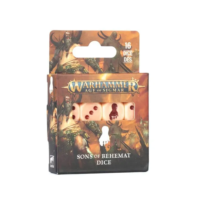 Warhammer Age of Sigmar Sons of Behemat kostky 16 ks
