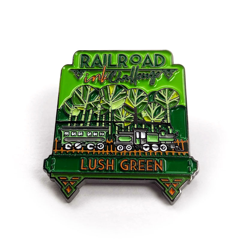 Horrible Games Railroad Ink smaltované odznaky enamel pins