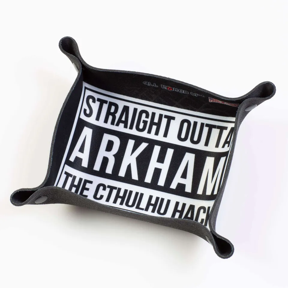 All Rolled Up Arkham Cthulhu miska na kostky neoprenová
