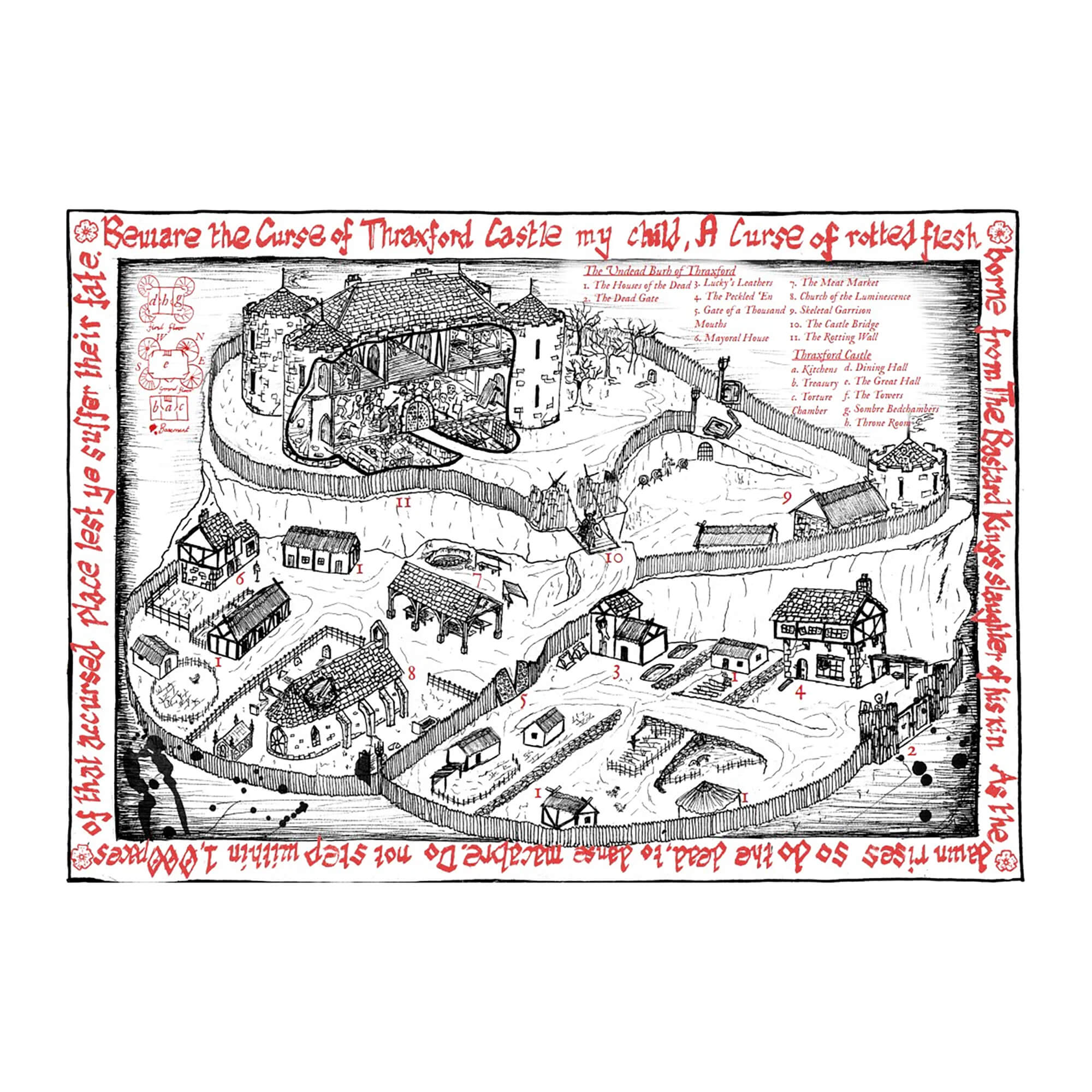 All Rolled Up Albion Tales sada zine 3 dobrodružství