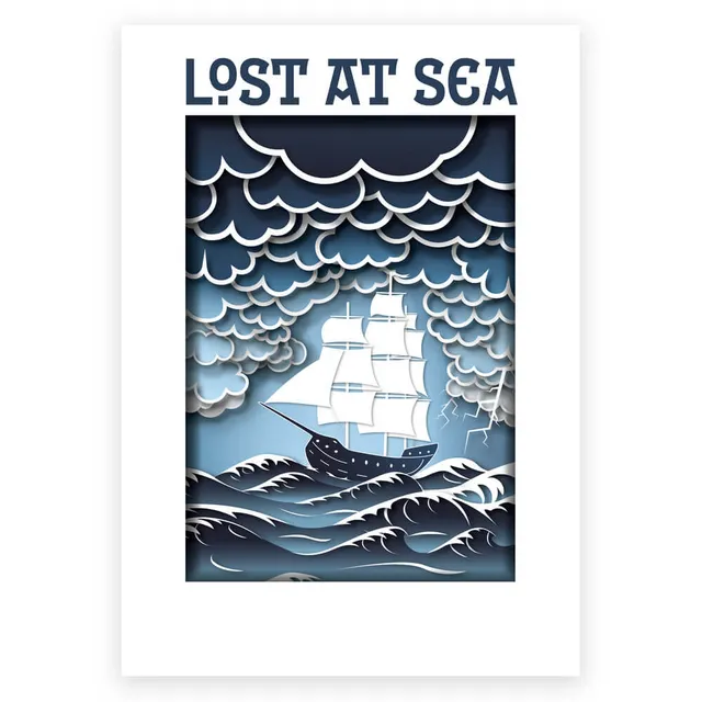 All Rolled Up Lost at Sea zin – námořní RPG hra