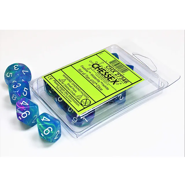 Chessex Festive Waterlily sada kostek D10 10 ks