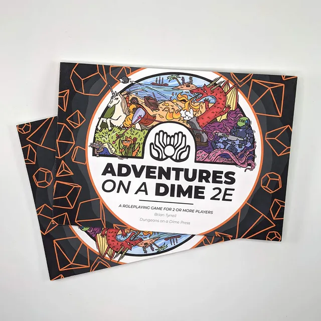 All Rolled Up Adventures on a Dime 2E zine pravidla hry