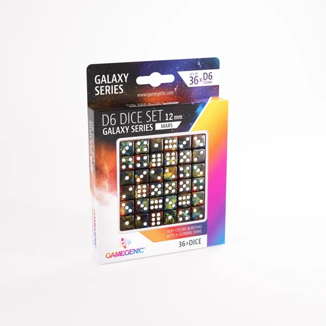 Gamegenic Galaxy D6 Dice Set kostky 36 ks 12 mm