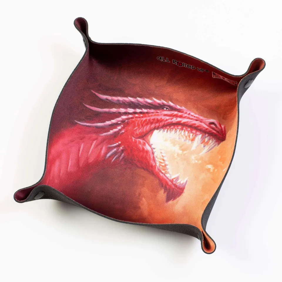All Rolled Up Fiery Dragon neoprenový tray na kostky 205mm