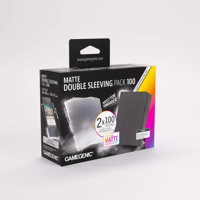 Gamegenic Matte Double obaly 200 ks na Commander