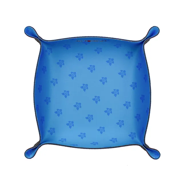 All Rolled Up Meeple Blue miska na kostky čtvercová modrá