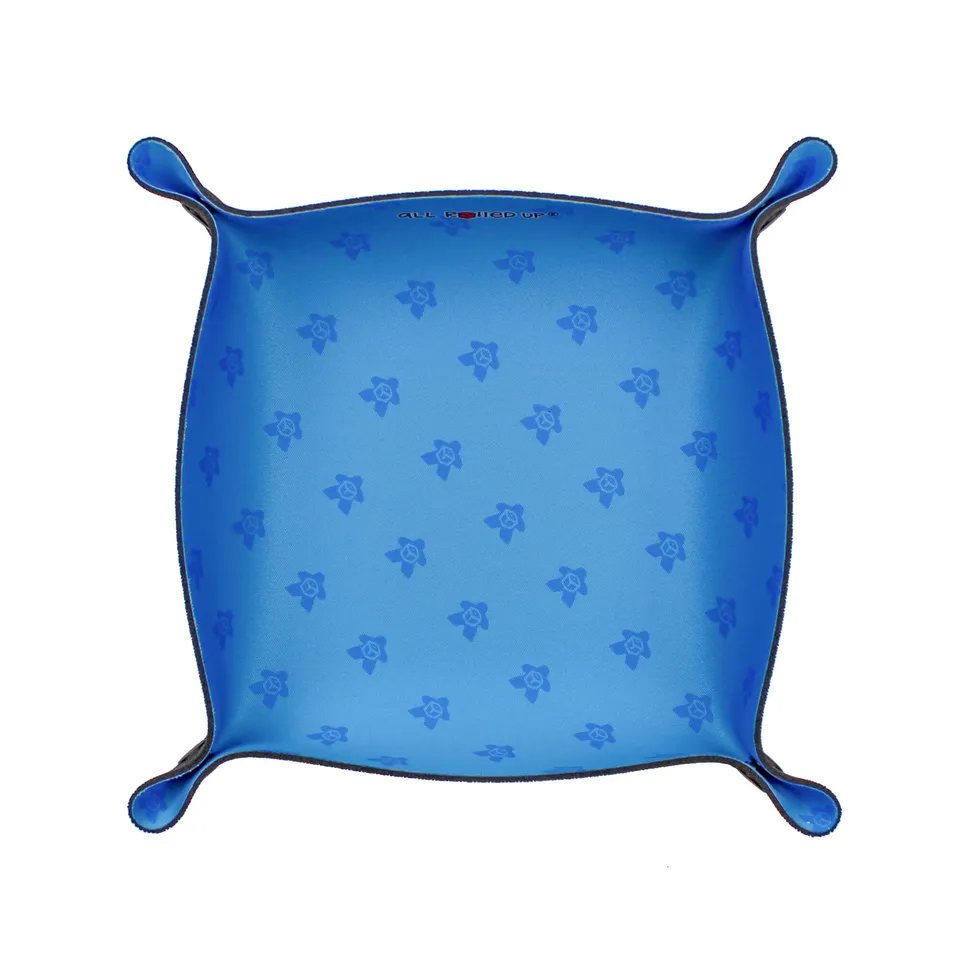 All Rolled Up Meeple Blue miska na kostky čtvercová modrá