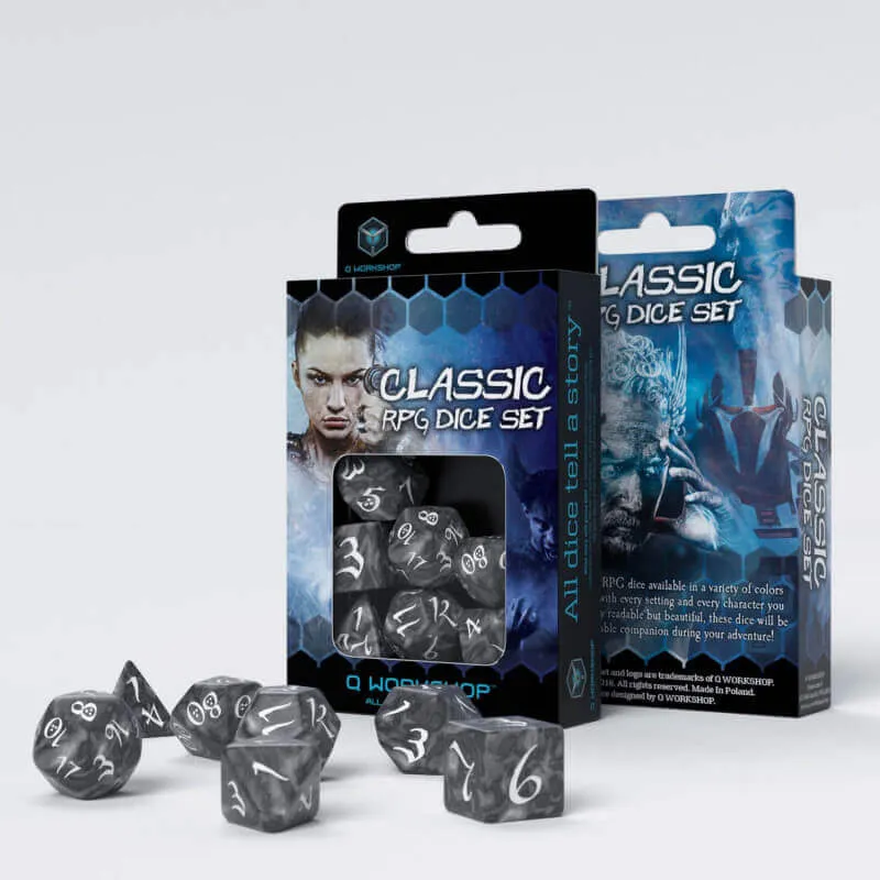 Q Workshop Classic RPG Smoky White sada kostek 7