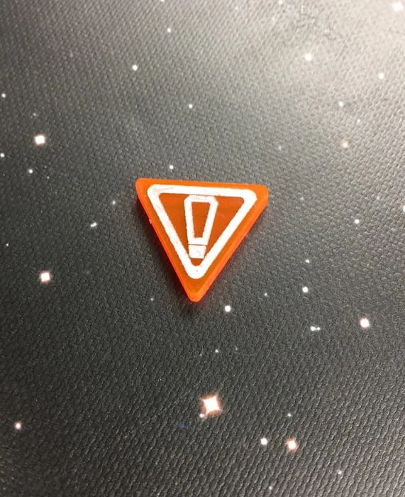 Geek Mod žetony stresu pro X-Wing akrylové 5 ks
