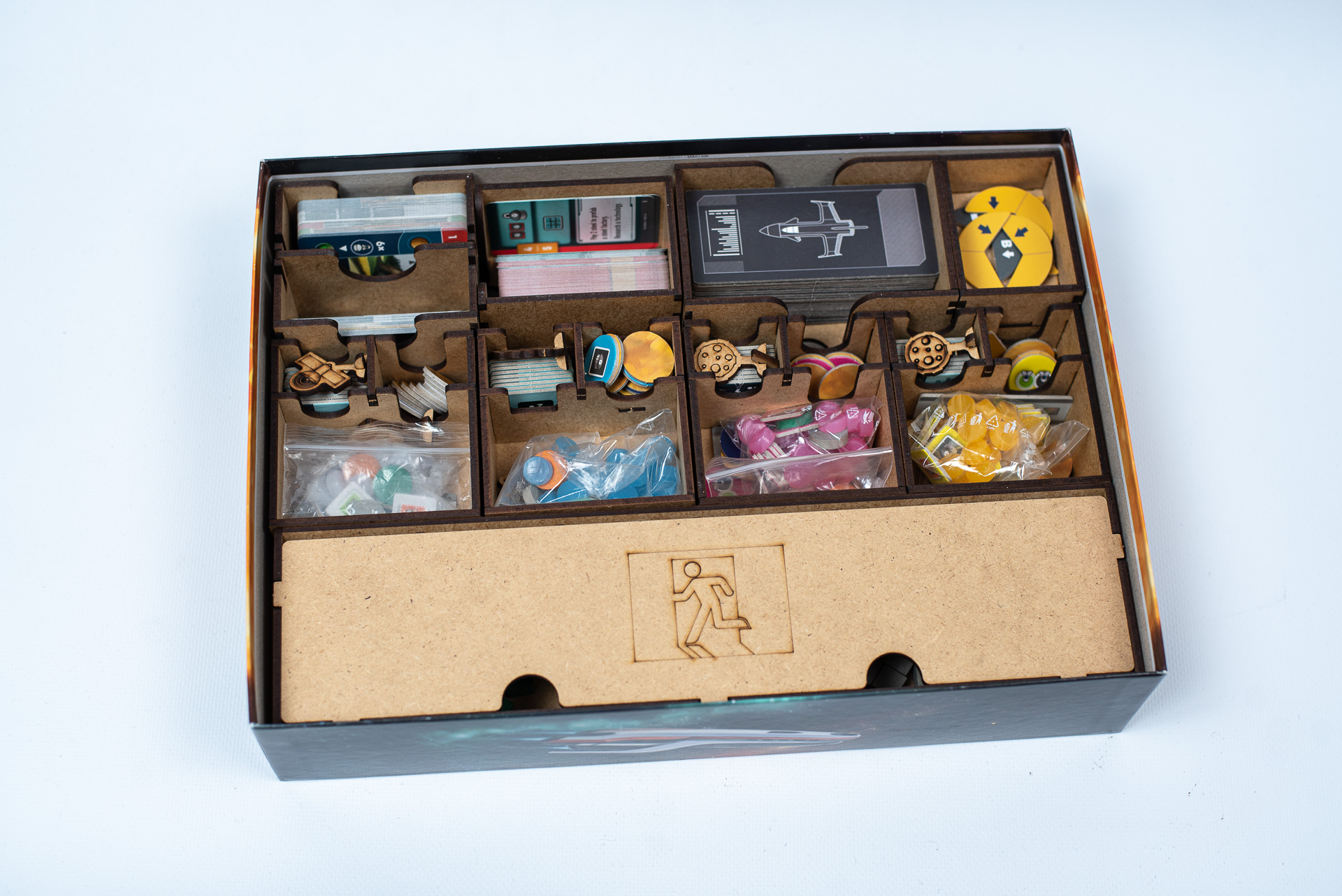 Geek Mod Insert Evakuace Evacuation HDF organizer 3D