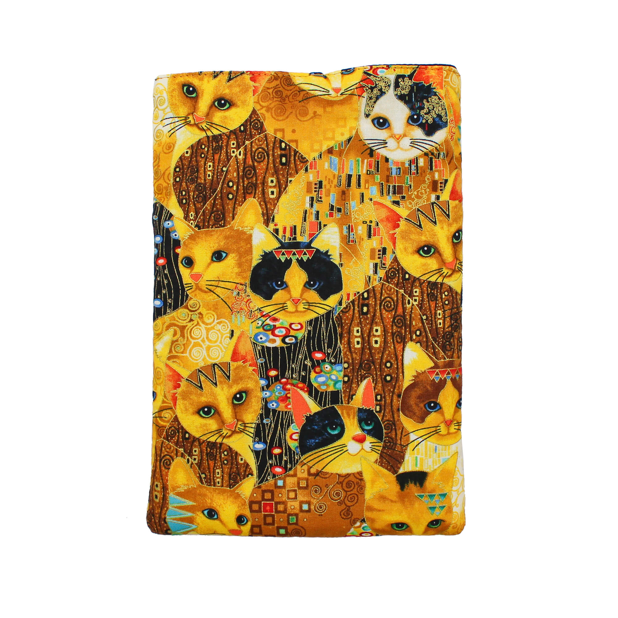 All Rolled Up Klimnt Kitty Cat obal na knihu s kapsou