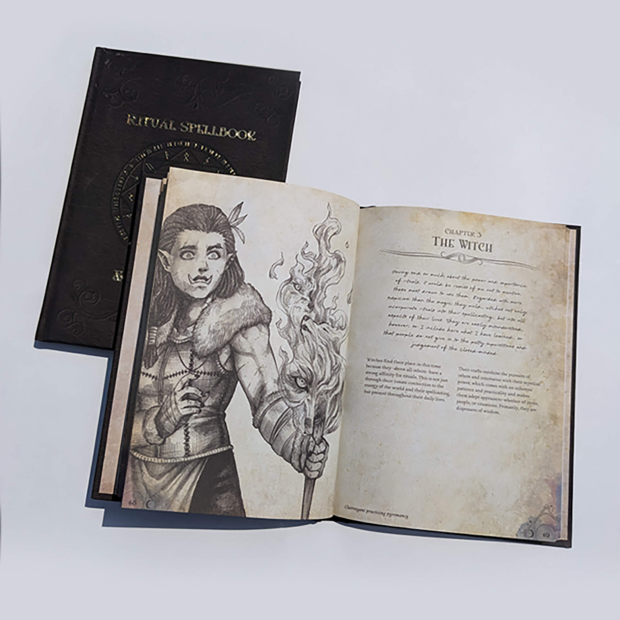 All Rolled Up Ritual Spellbook Witch Class příručka 5e softcover