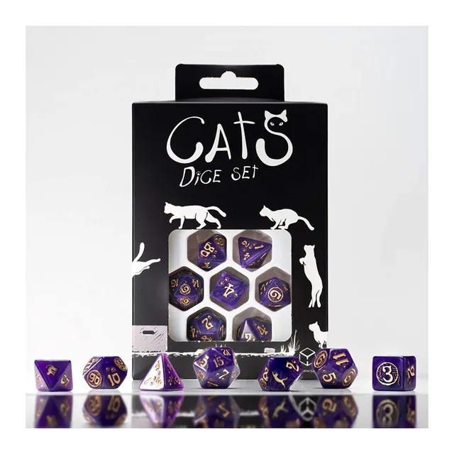 CATS Purrito sada kostek fialová
