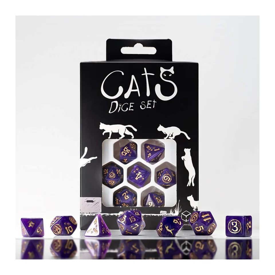 CATS Purrito sada kostek fialová