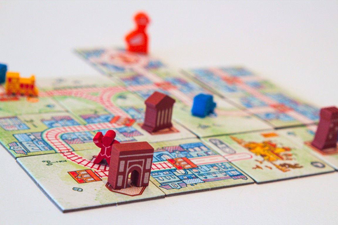Horrible Games Railroad Tiles Monuments rozšíření deskové hry