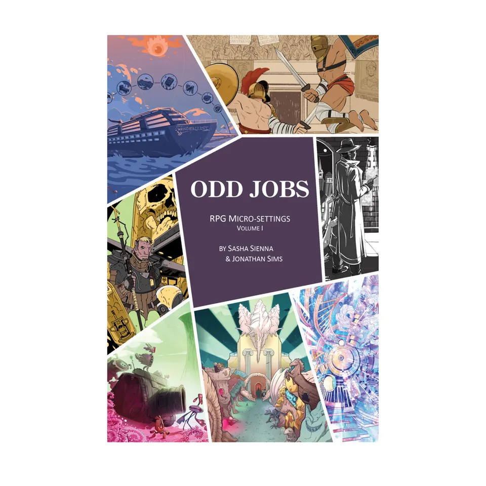 All Rolled Up Odd Jobs Volume 1 RPG mikro settingy příručka