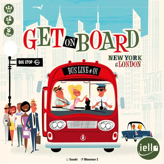 IELLO Get on Board New York London desková hra