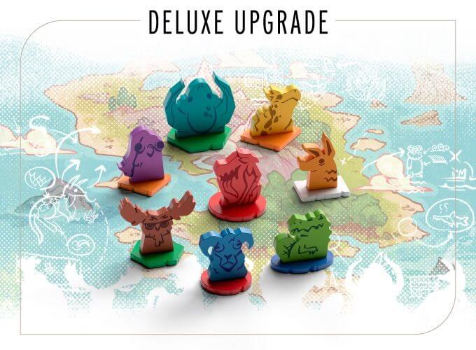 Allplay Oddland dřevěné meeple upgrade desková hra