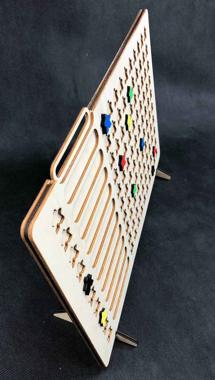 Geek Mod 10x10 Challenge deska herní výzva dřevěná