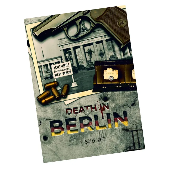 All Rolled Up Death in Berlin zine solo hra pro jednoho