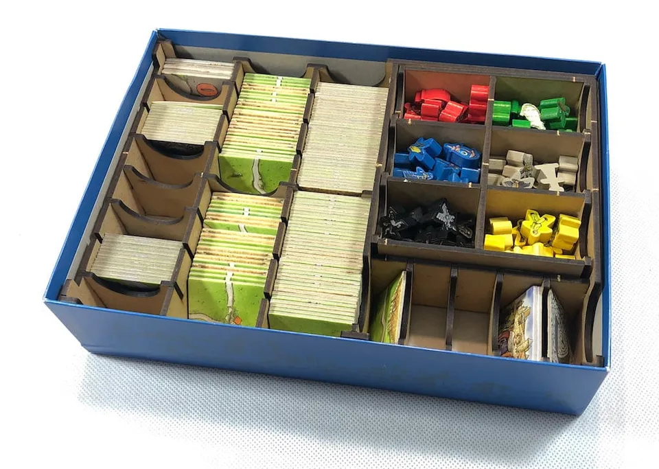 Geek Mod Insert do hry Carcassonne HDF organizer na dlaždice