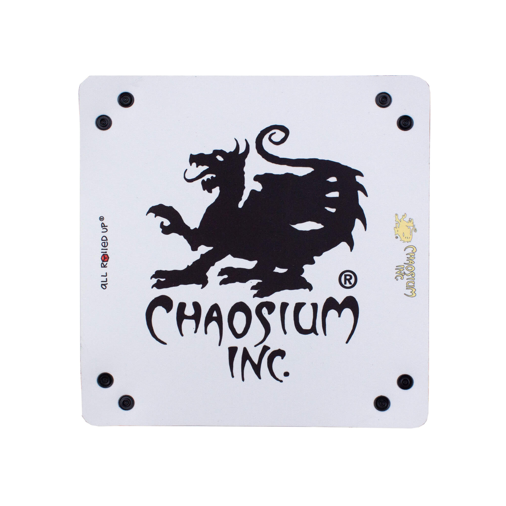 All Rolled Up Chaosium Logo White miska bílá čtvercová
