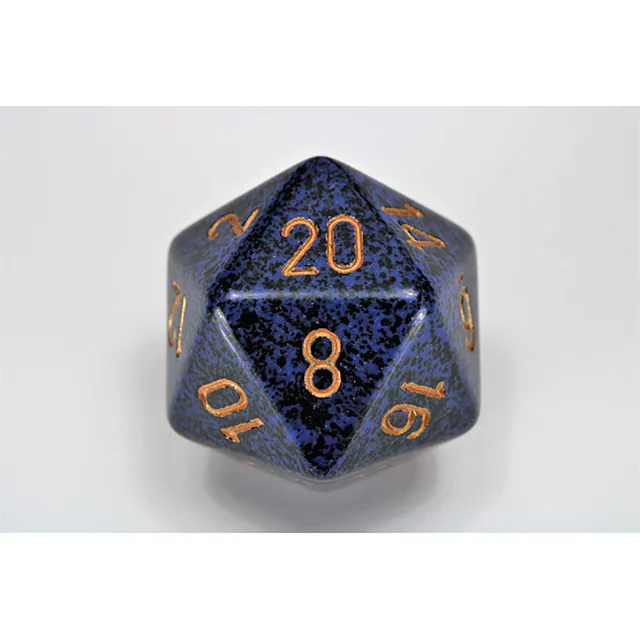 Chessex Speckled Golden Cobalt D20 kostka 34mm