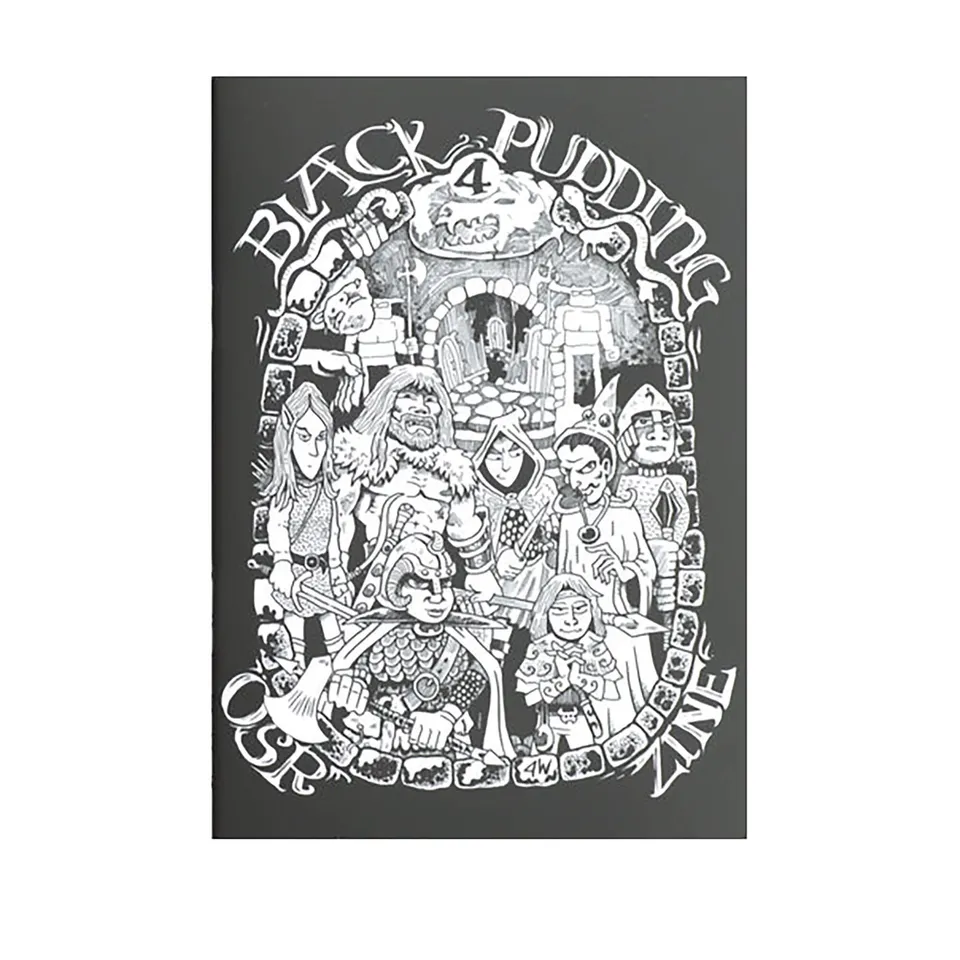 Square Hex Black Pudding Issue 4 magazín OSR pravidla