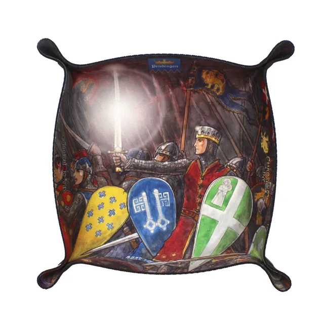 All Rolled Up Pendragon King Arthur kostková miska čtvercová