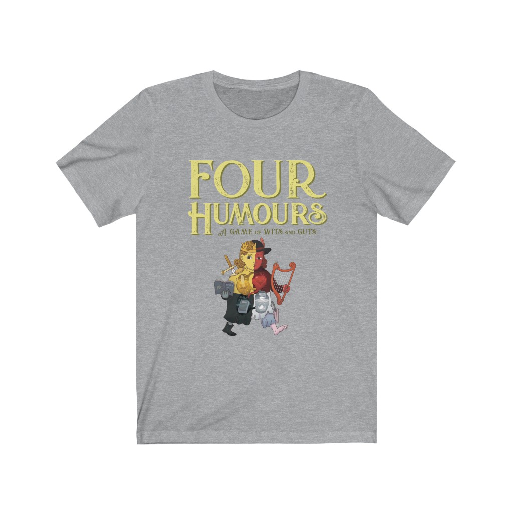 Adam's Apple Games Four Humours tričko unisex bavlněné