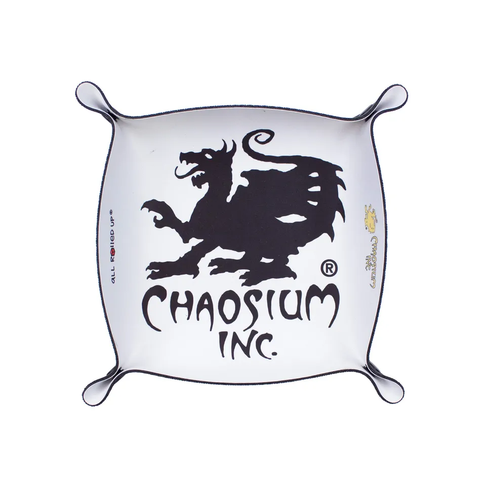All Rolled Up Chaosium Logo White miska bílá čtvercová