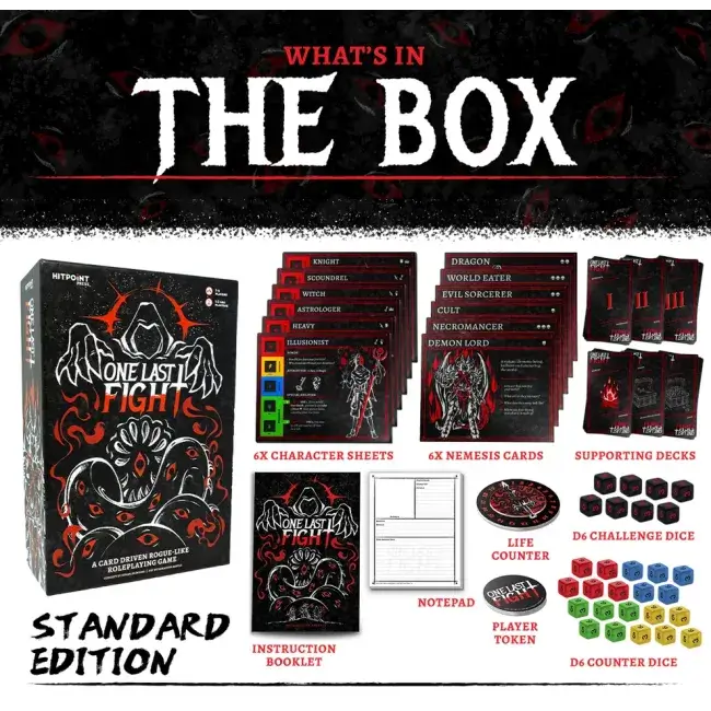 All Rolled Up One Last Fight karetní RPG hra Core Box