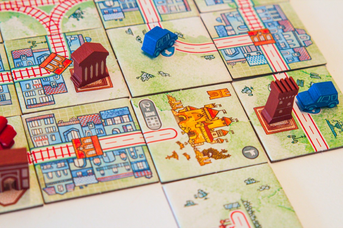 Horrible Games Railroad Tiles Monuments rozšíření deskové hry