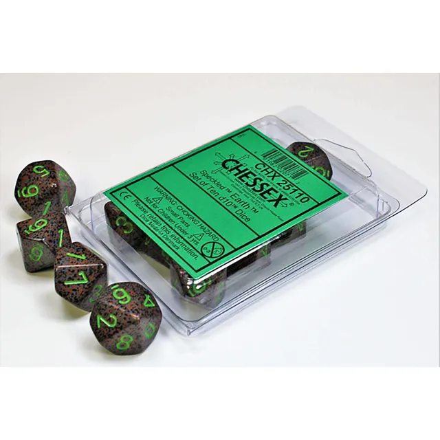 Chessex Speckled Earth sada D10 kostek 10 ks