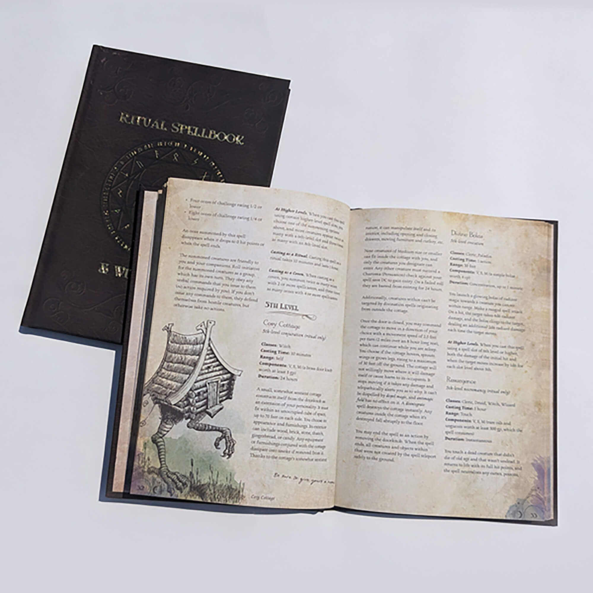 All Rolled Up Ritual Spellbook Witch Class příručka 5e softcover