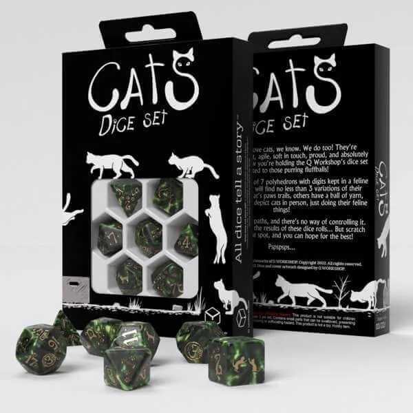 Q Workshop Cats Pixel sada kostek kočičí motiv