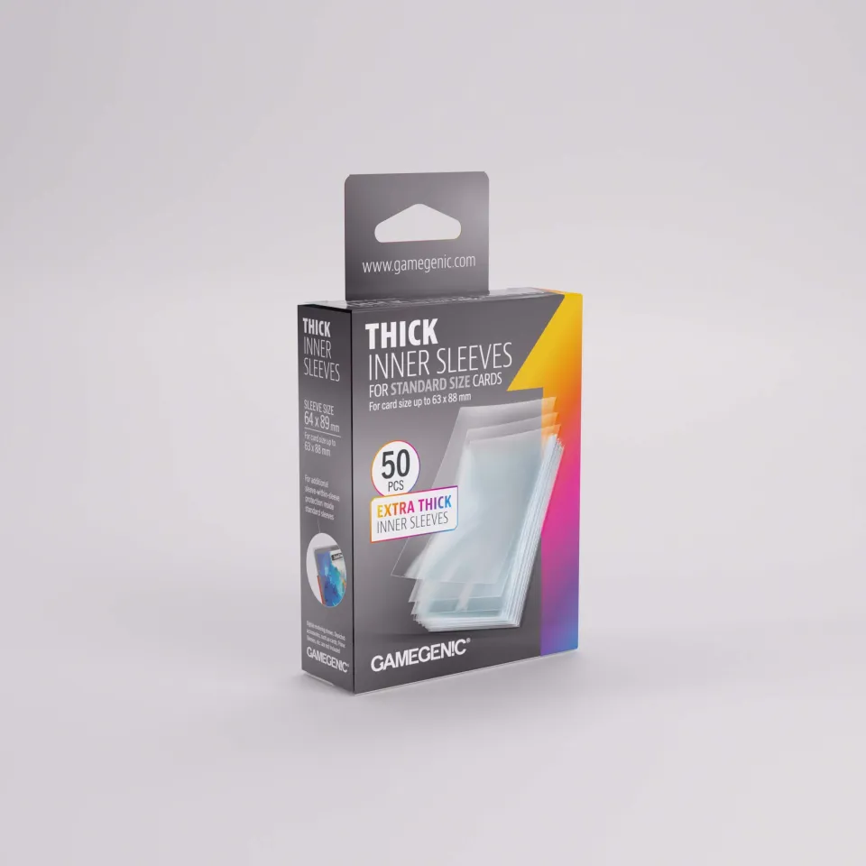 Gamegenic Thick Inner Sleeves obaly 50ks 64x89