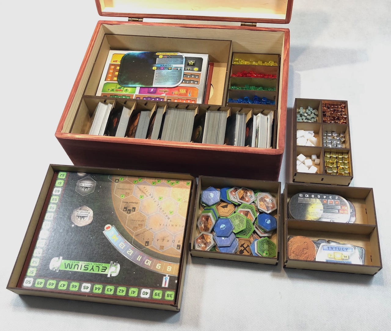 Geek Mod Terraformace Marsu box na hru dřevěný velký