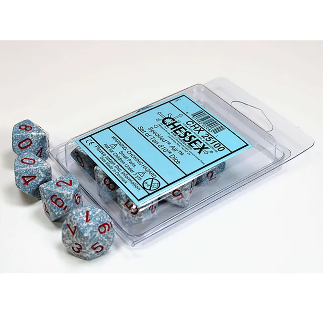 Chessex Speckled Air sada kostek D10 10 ks