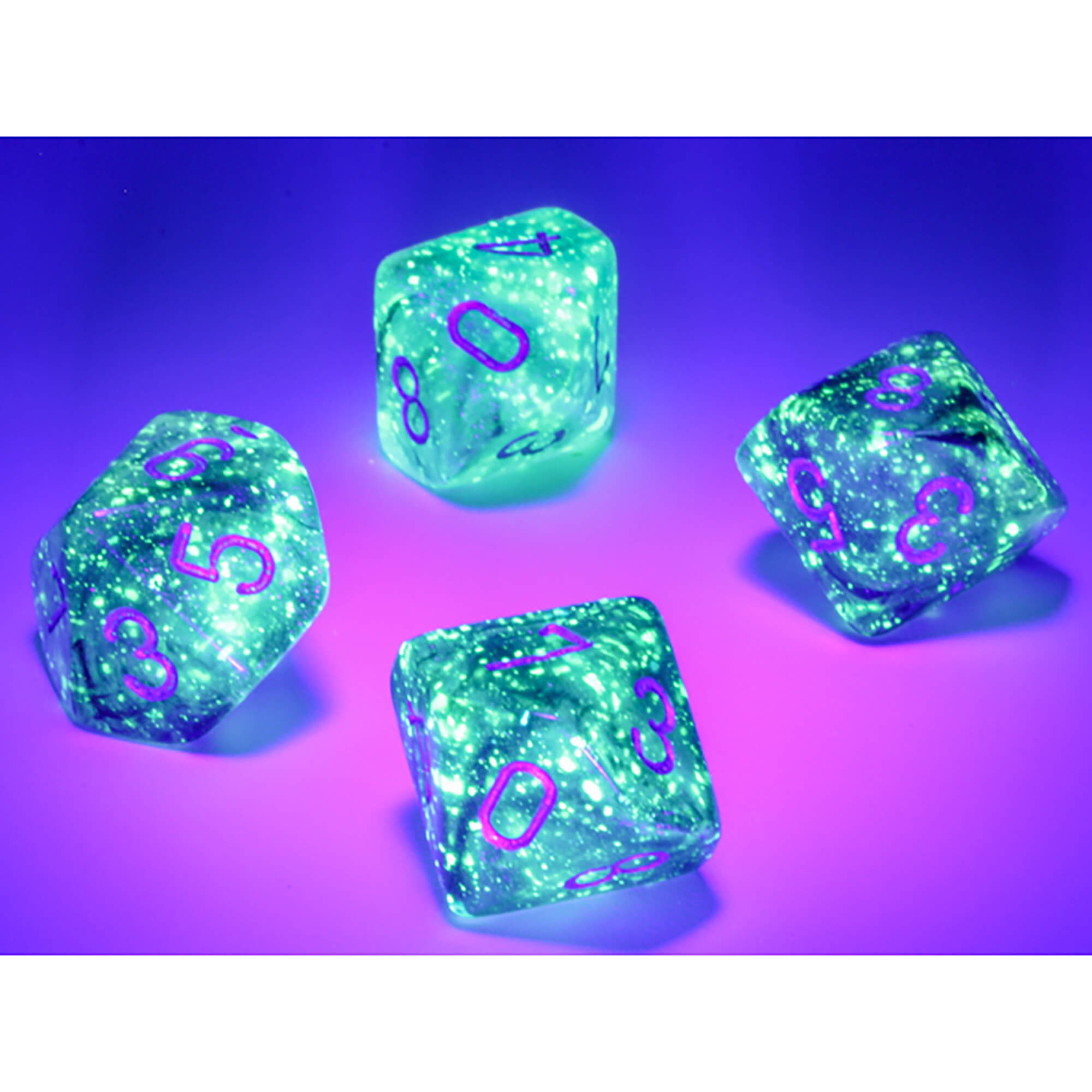 Chessex Borealis CHX27378 sada kostek D10 10 ks kouřová